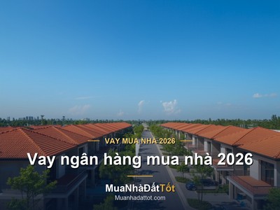 Vay ngân hàng mua nhà 2026: lãi suất, điều kiện, hồ sơ và lưu ý